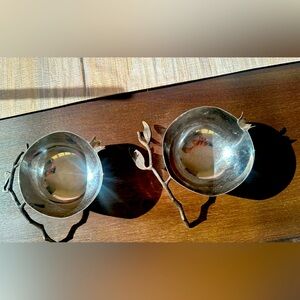 2 used Michael Aram pomegranate nut dishes